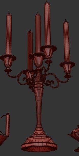 Candle Pack PBR Low-poly 3D model_12