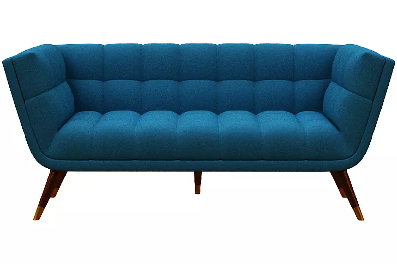 Sofa 2 seater Low-poly 3D model_0