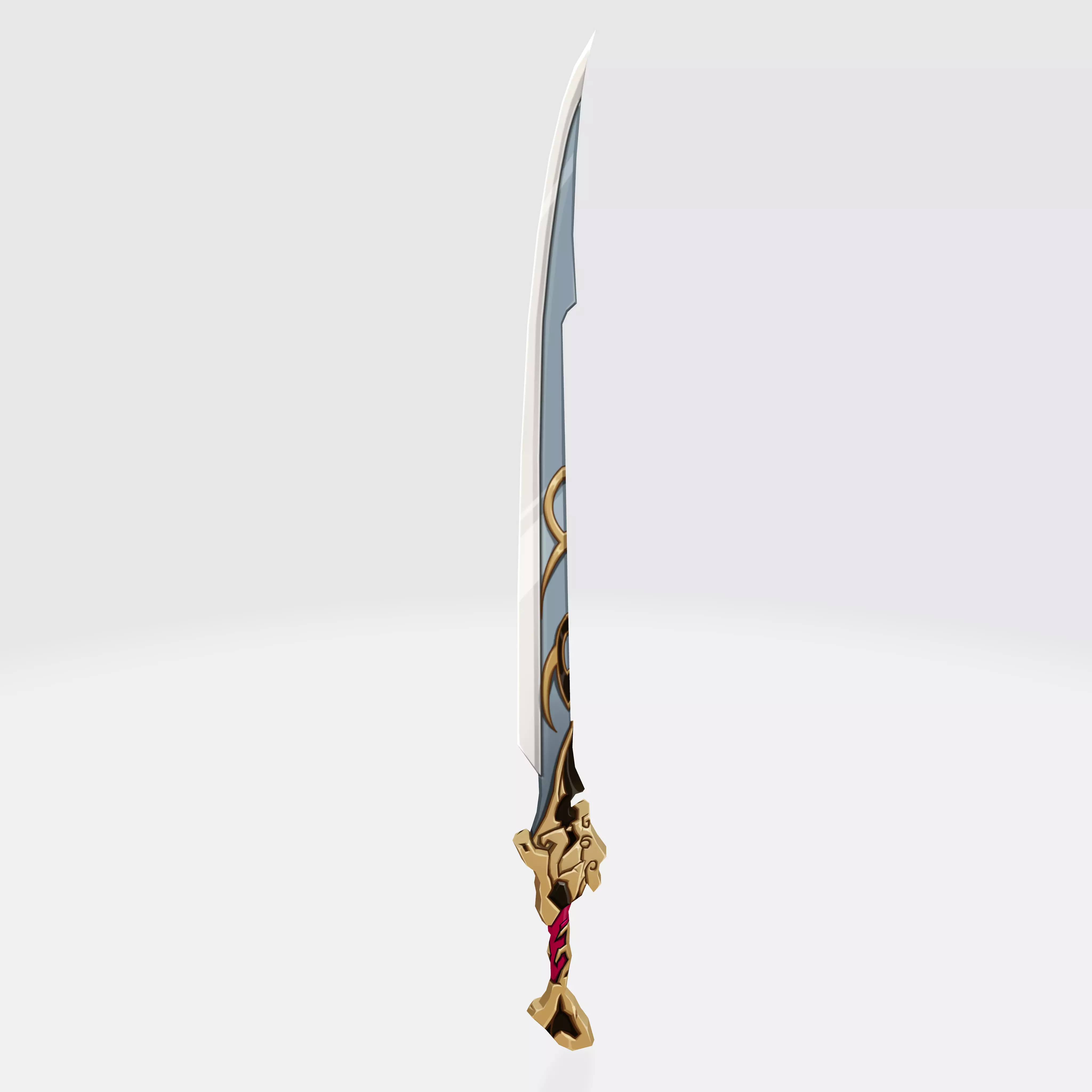 Kazuha Sword Fillet Blade Digital 3D Model - Genshin Impact 3D print model_0