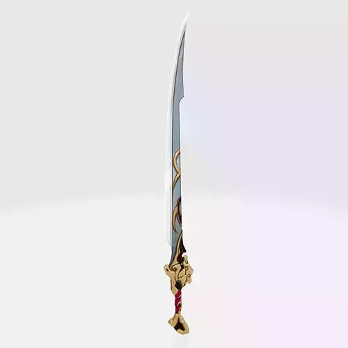 Kazuha Sword Fillet Blade Digital 3D Model - Genshin Impact 3D print model