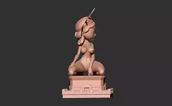 Sexy Statue Of Liberty V3 3D print model