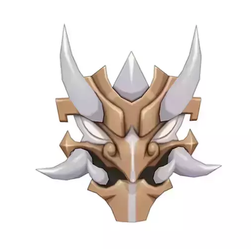 Itto Belt Buckle 3D Model - Genshin Impact