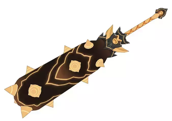 Itto Mace 3D Model genshin cosplay 3D print model