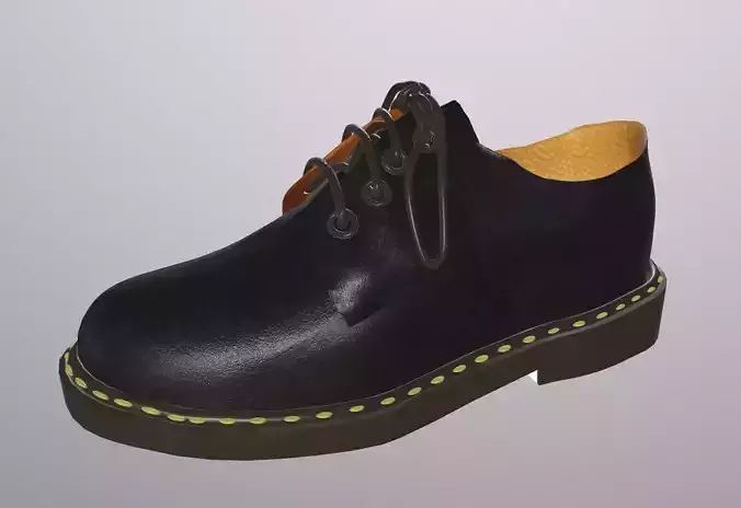 DR MARTENS 1461 SHOES PBR Low-poly 3D model