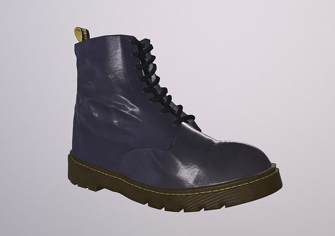 DR MARTENS 1460 BOOTS PBR Low-poly 3D model