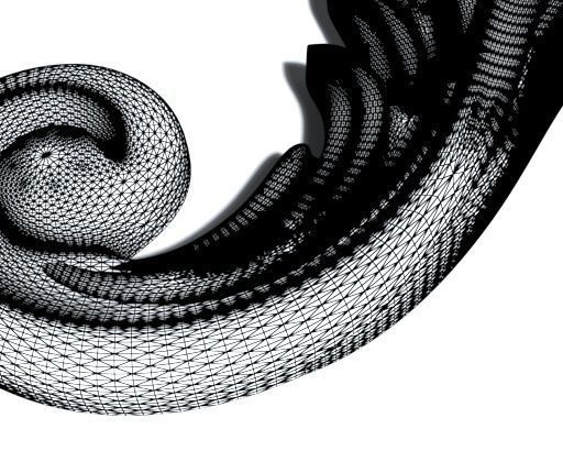 Cartouche-027 set of ornate carvings 3D model_9