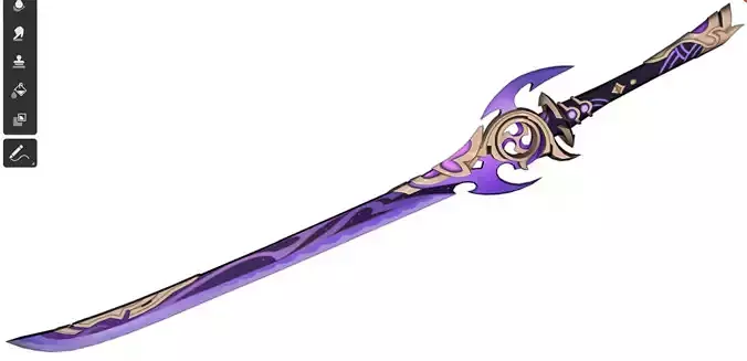 Mistsplitter Reforged Digital 3D Model - Genshin Impact