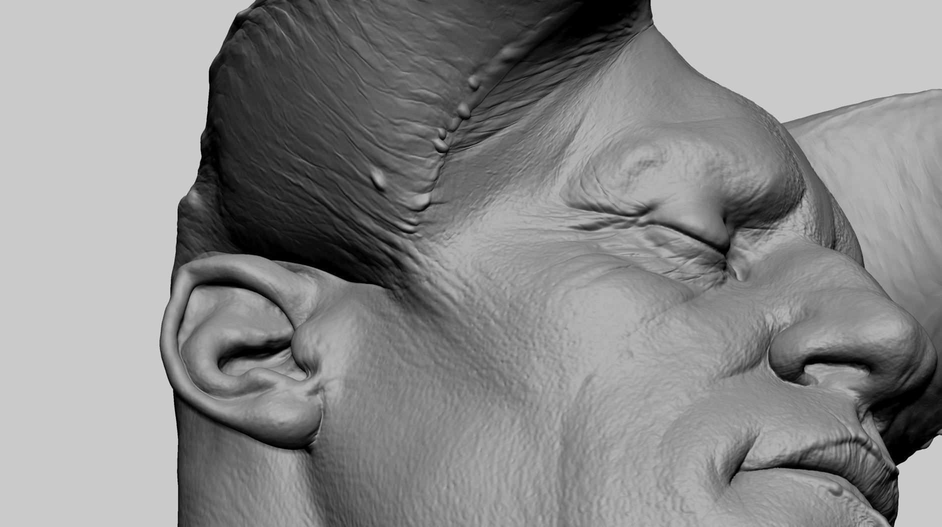 Creature Head G 3D model_11