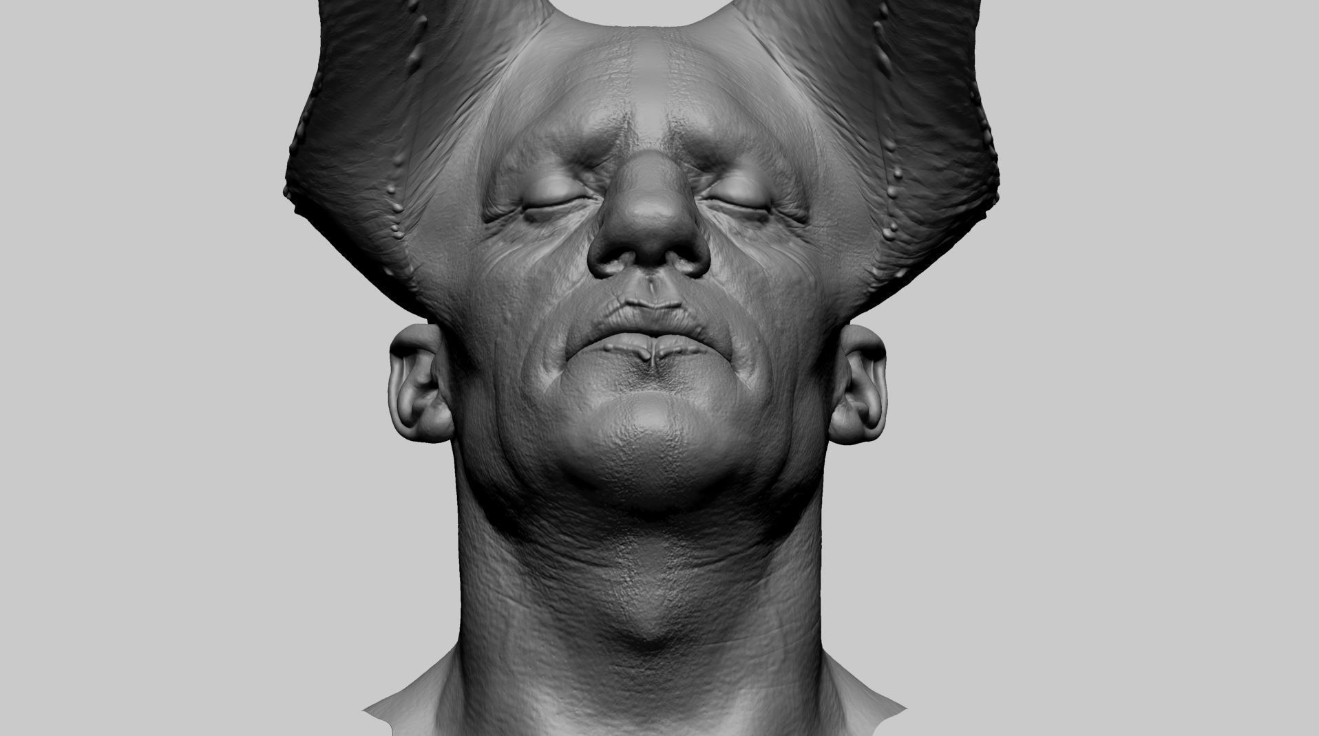 Creature Head G 3D model_13