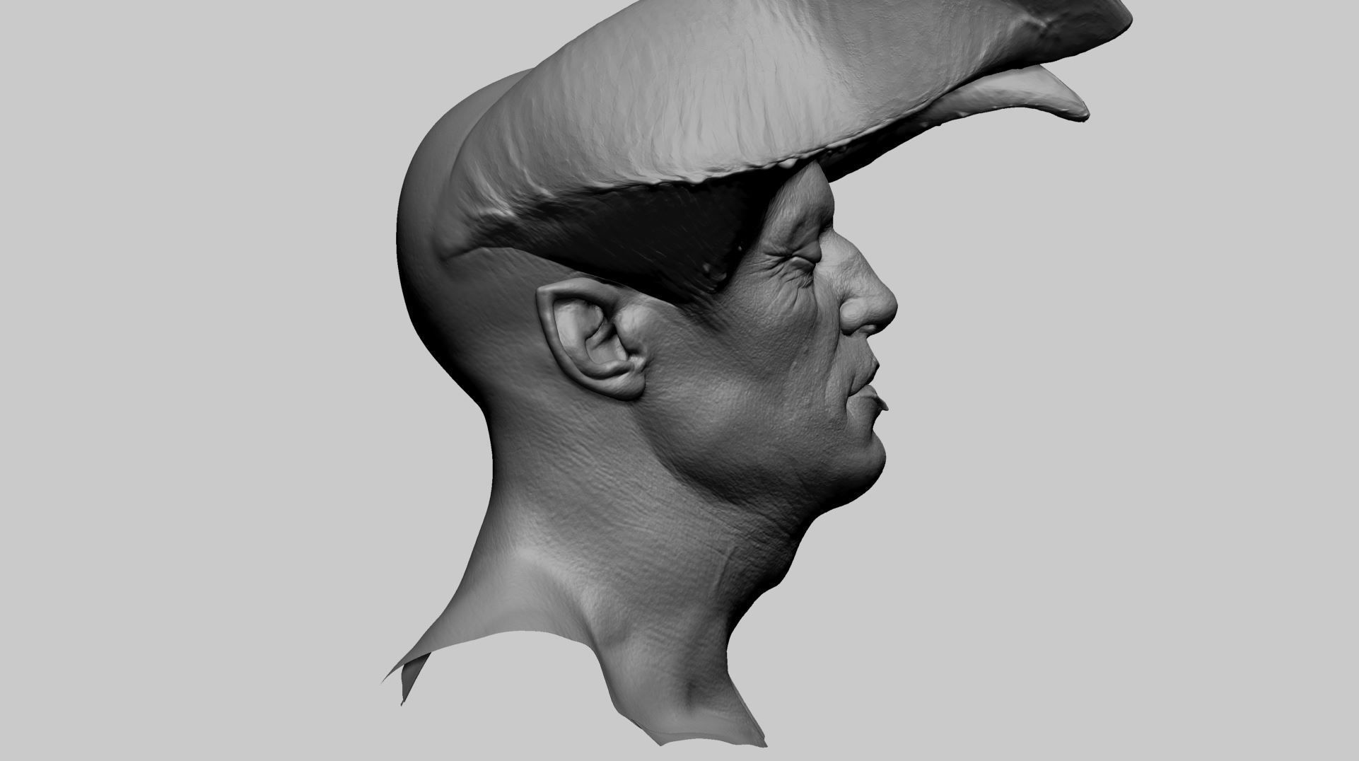 Creature Head G 3D model_2