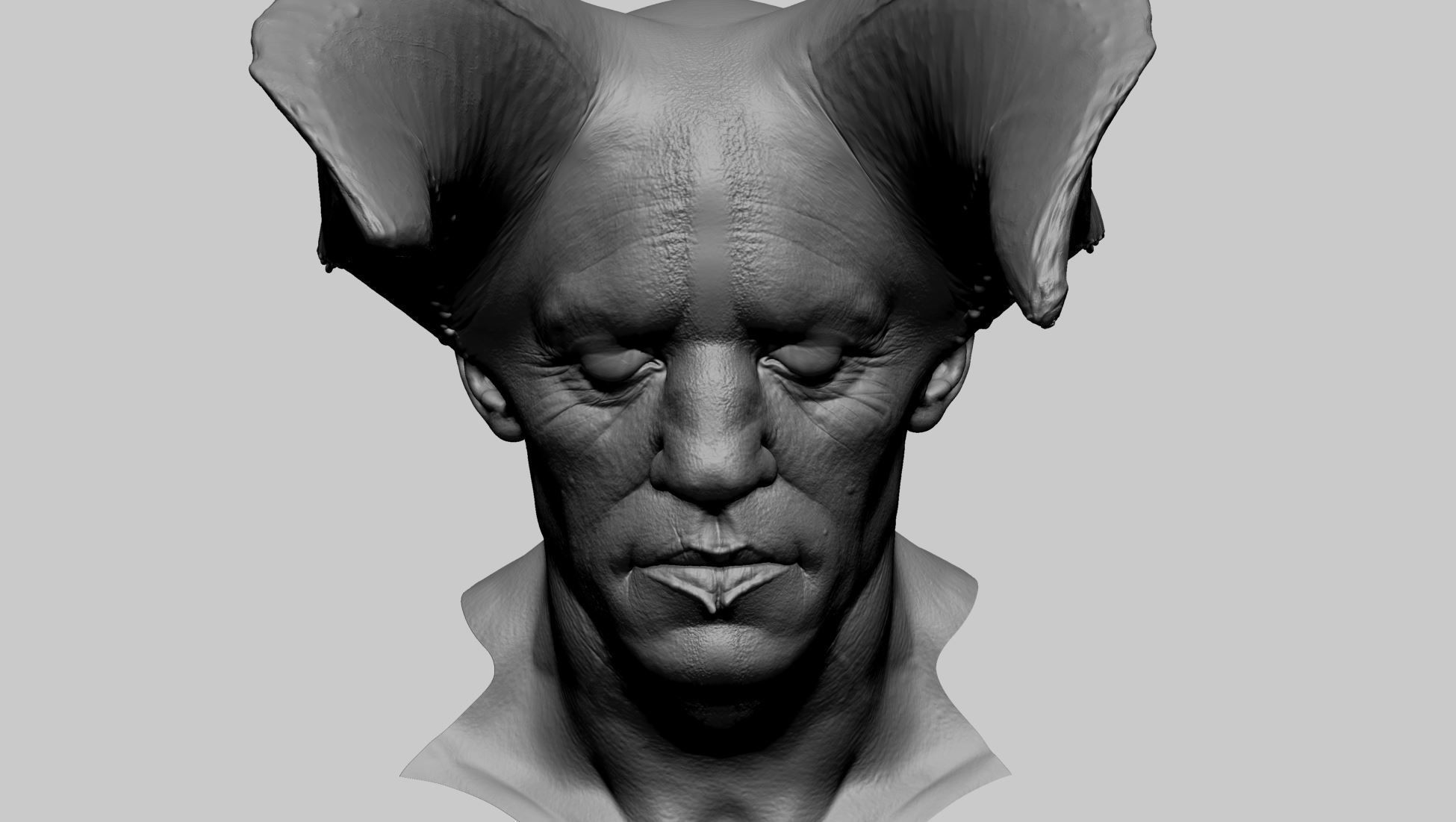 Creature Head G 3D model_12