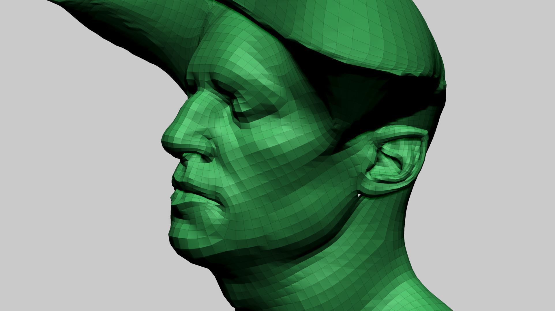 Creature Head G 3D model_15