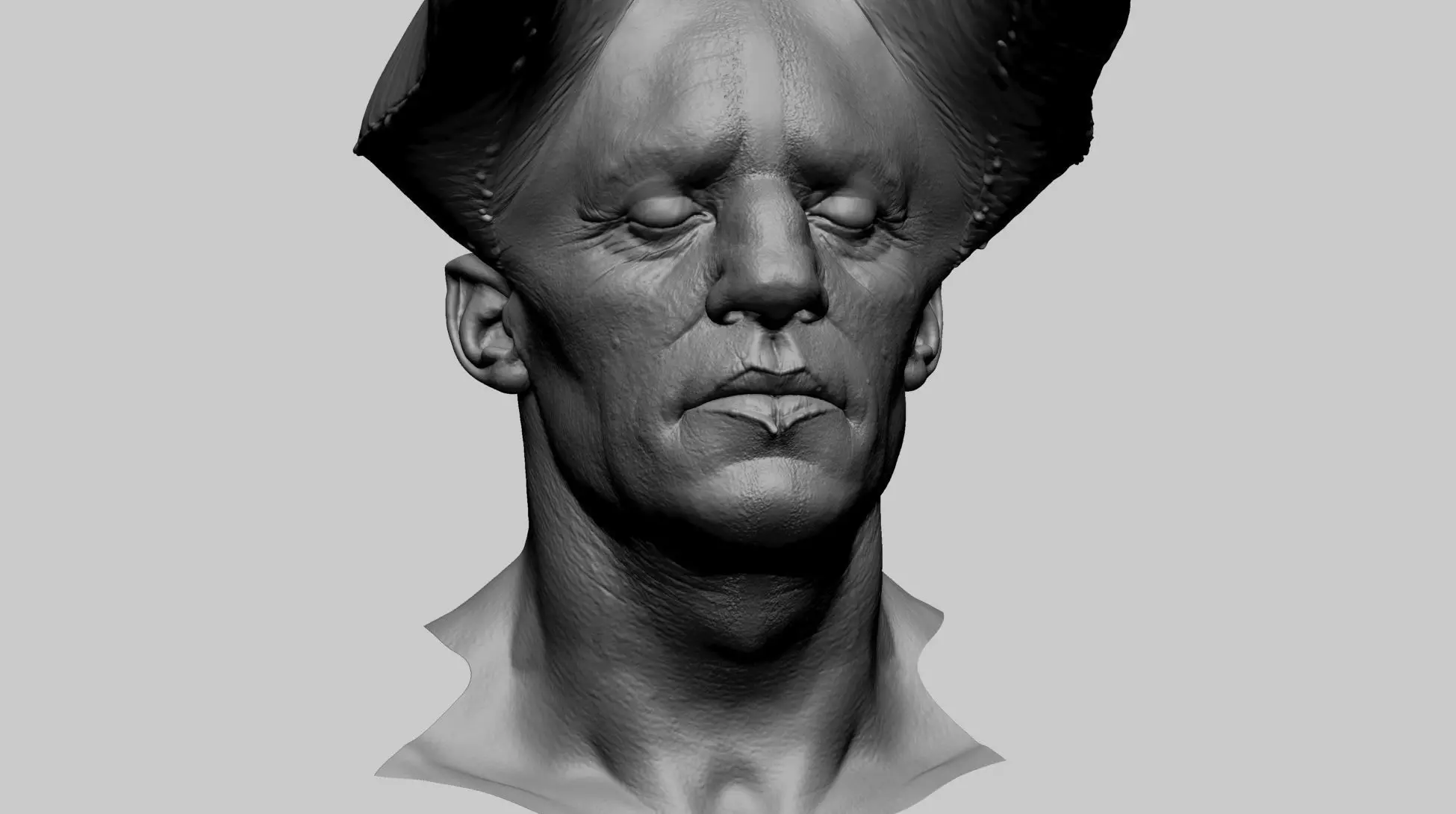 Creature Head G 3D model_0