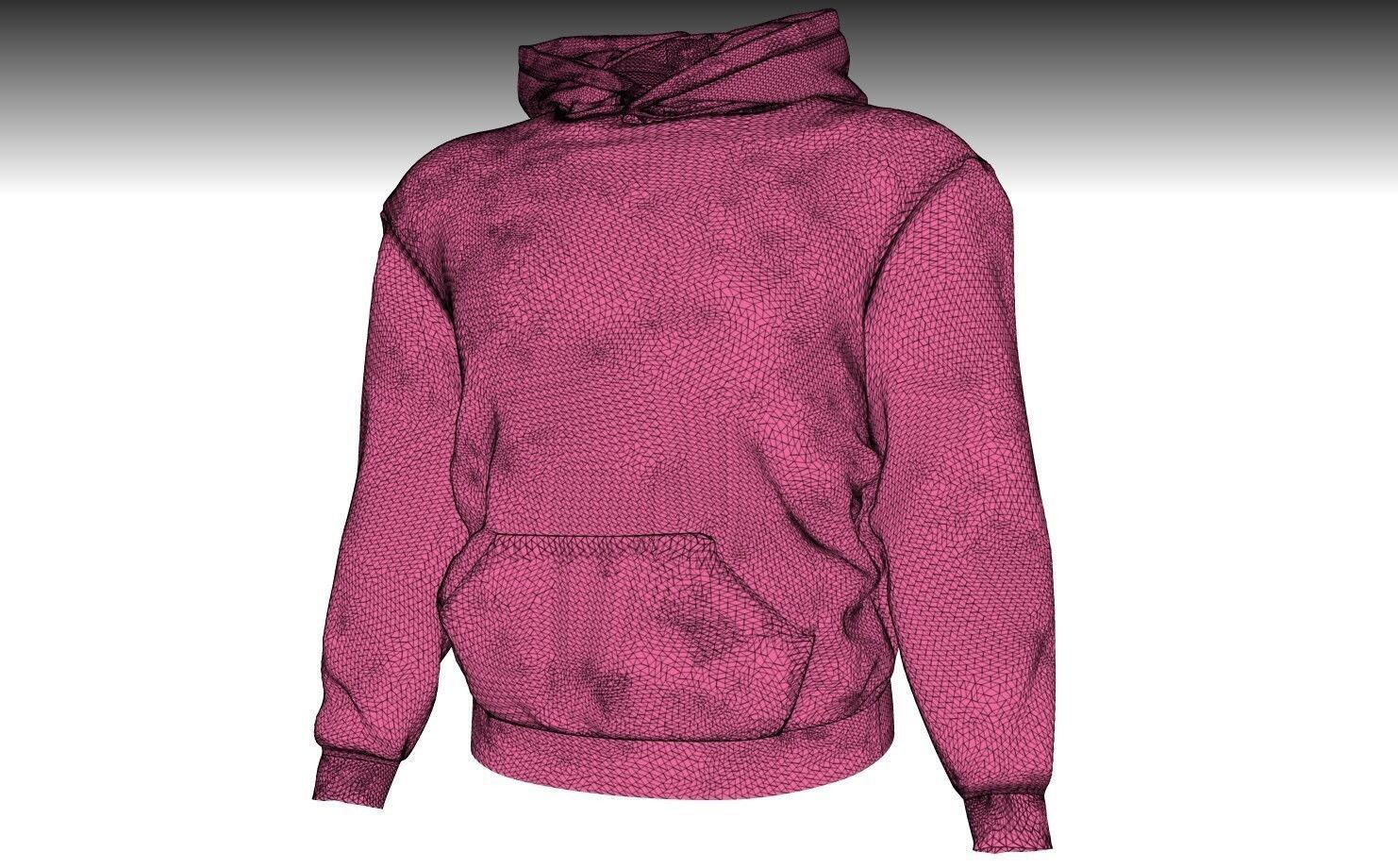 DIOR HOODIE PBR Low-poly 3D model_7