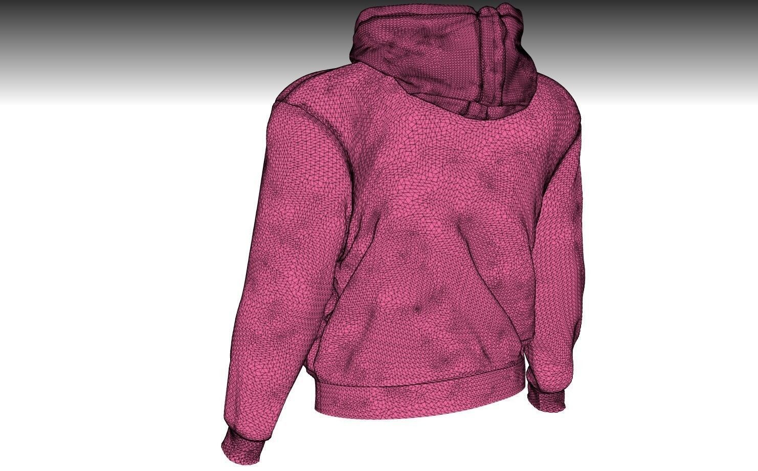 DIOR HOODIE PBR Low-poly 3D model_8