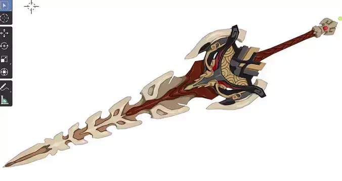 Serpent Spine 3D Model - Divided for 3D Printing