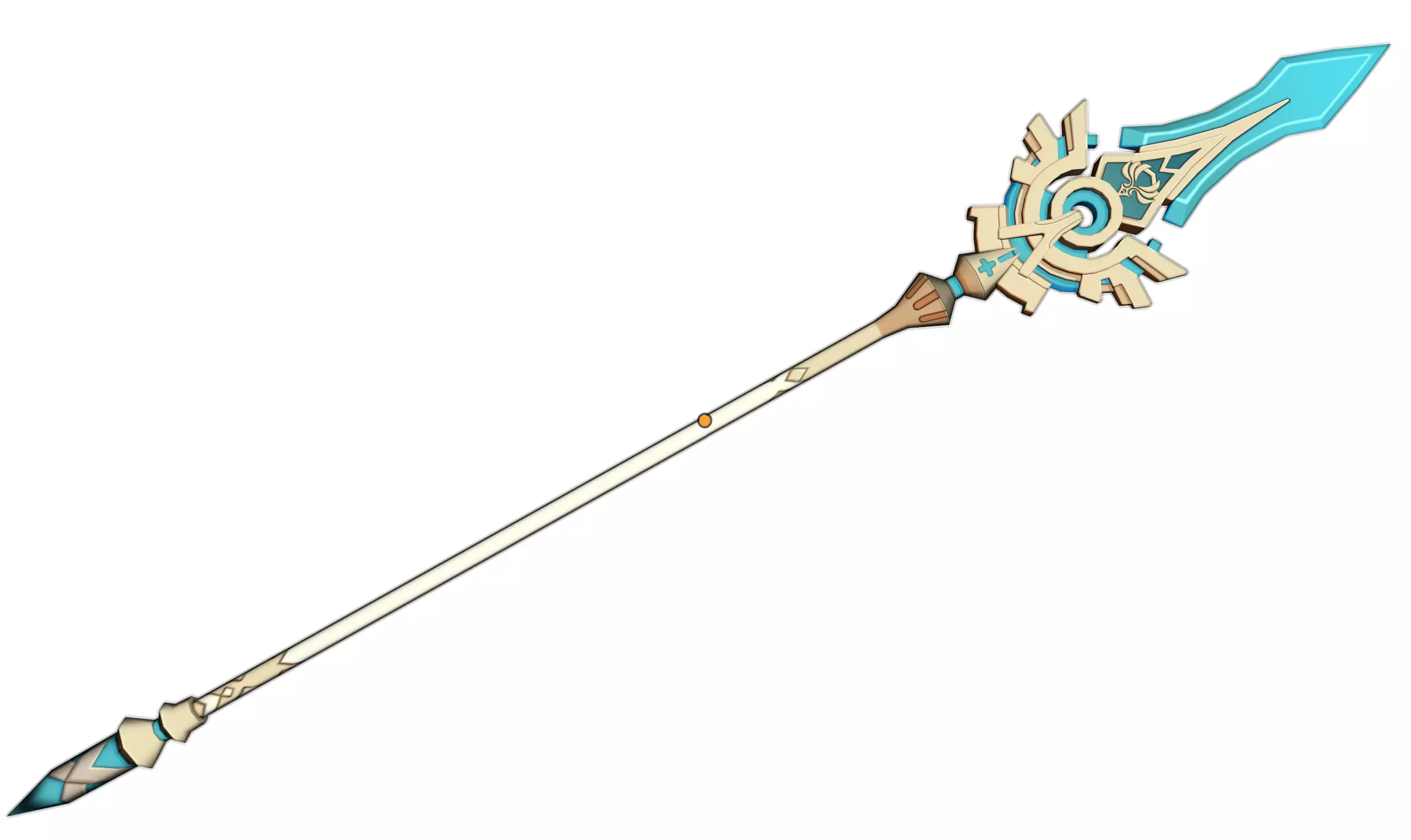 Skyward Spine Digital 3D Model - Genshin Impact Cosplay 3D print model