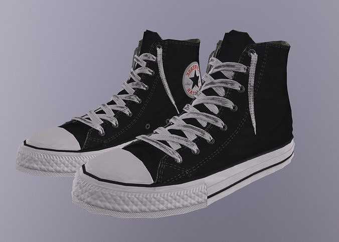 CONVERSE SHOES PBR Low-poly 3D model