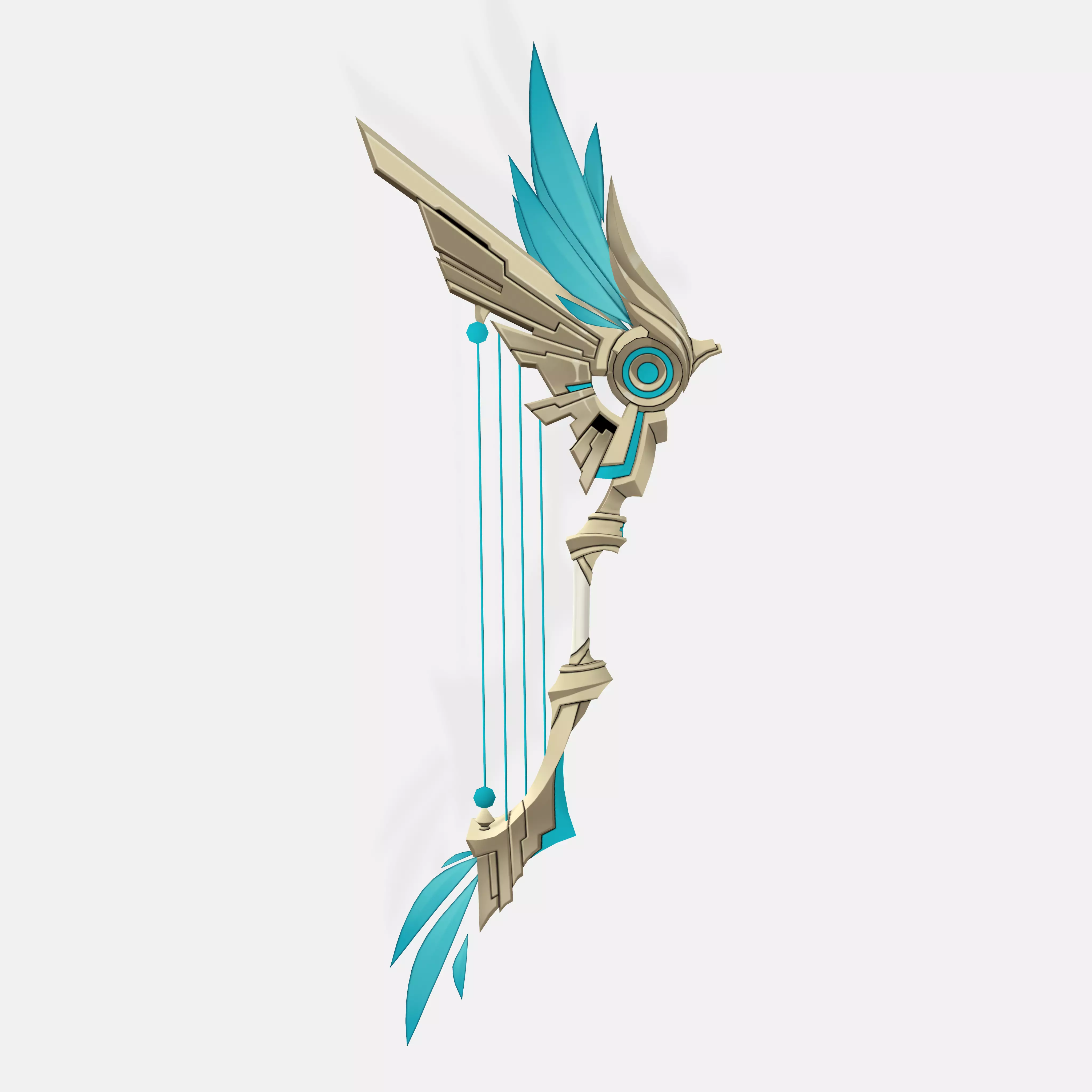 Genshin Impact - Skyward Harp Digital 3D Model 3D print model_0