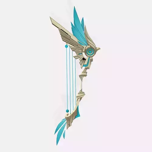 Genshin Impact - Skyward Harp Digital 3D Model 3D print model