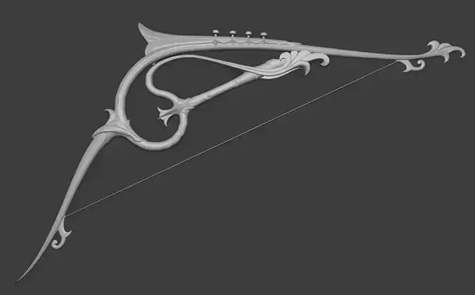 Genshin Impact - Venti Stringless Bow Digital 3D Model 