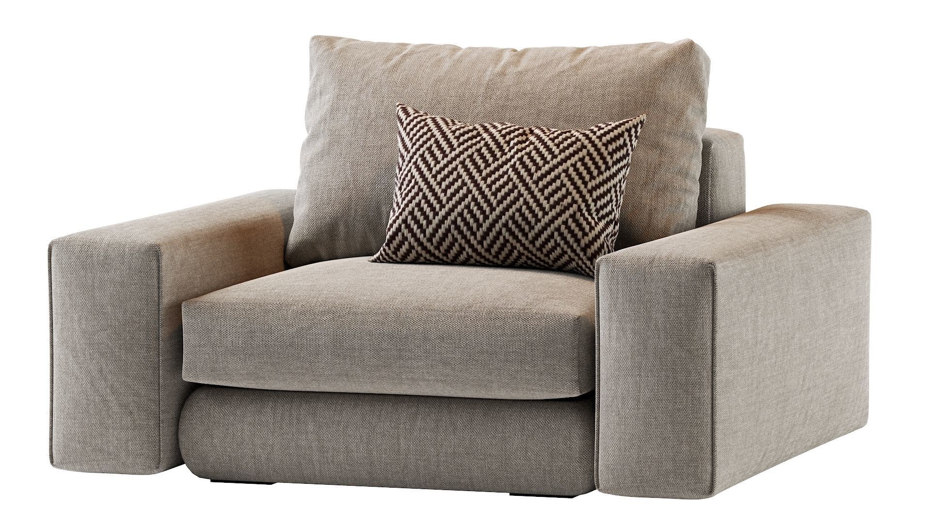 Hudson Armchair 3D model_11