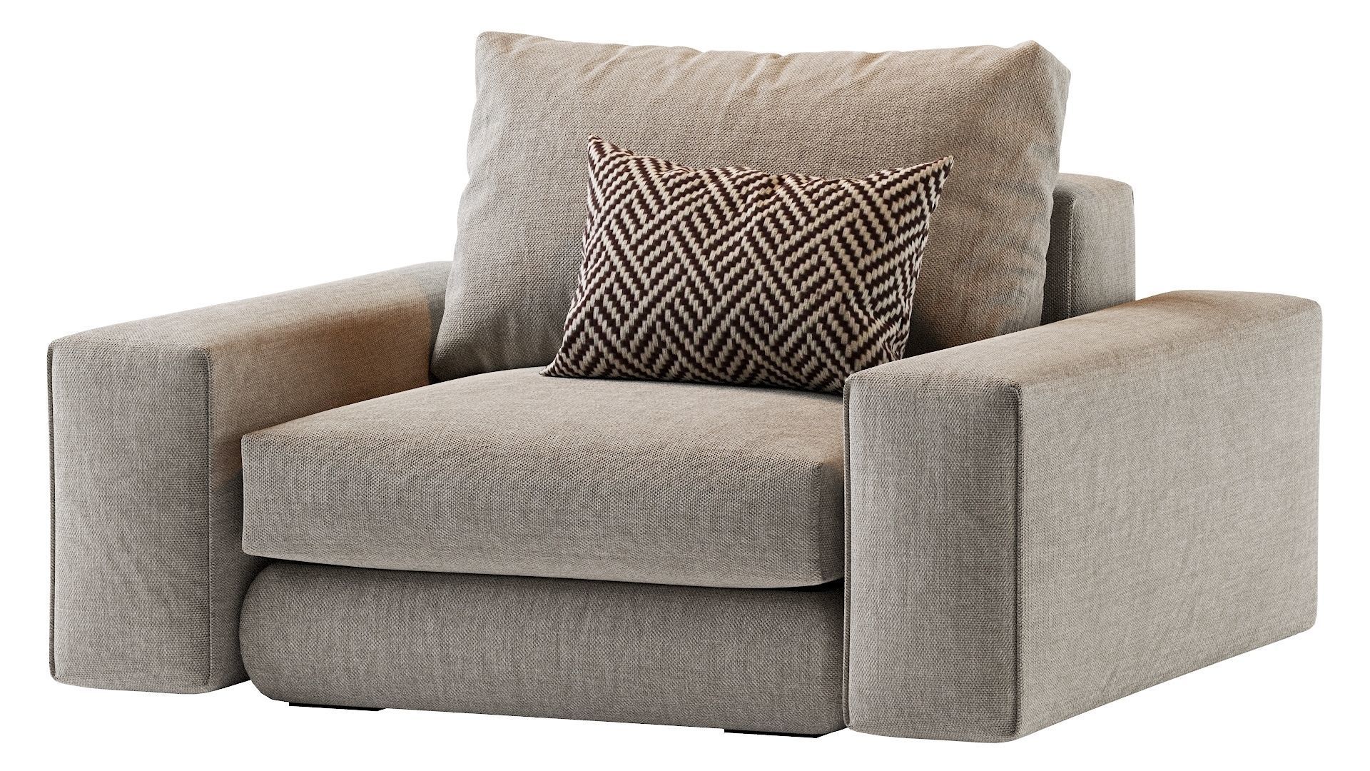 Hudson Armchair 3D model_21