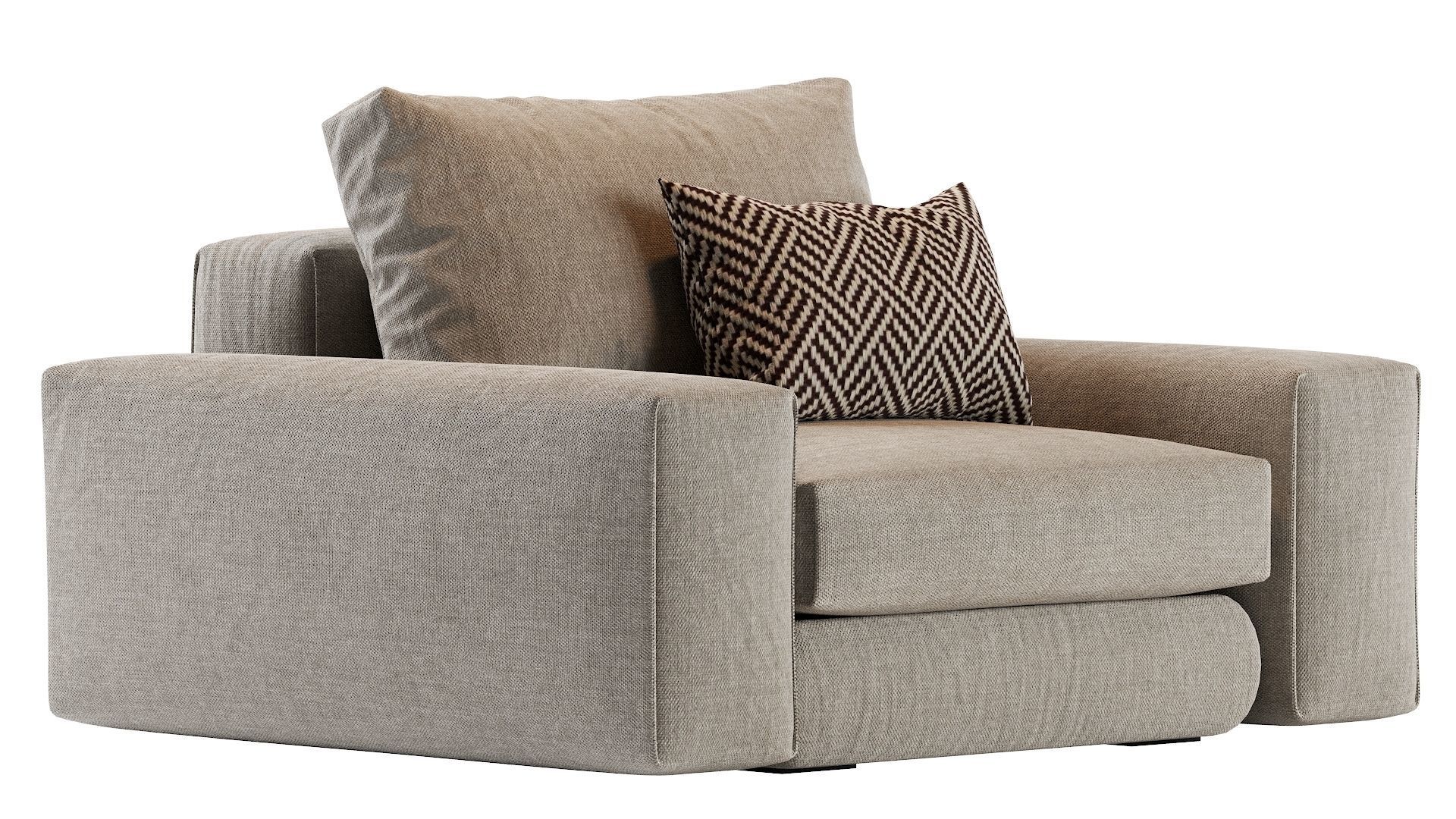 Hudson Armchair 3D model_19