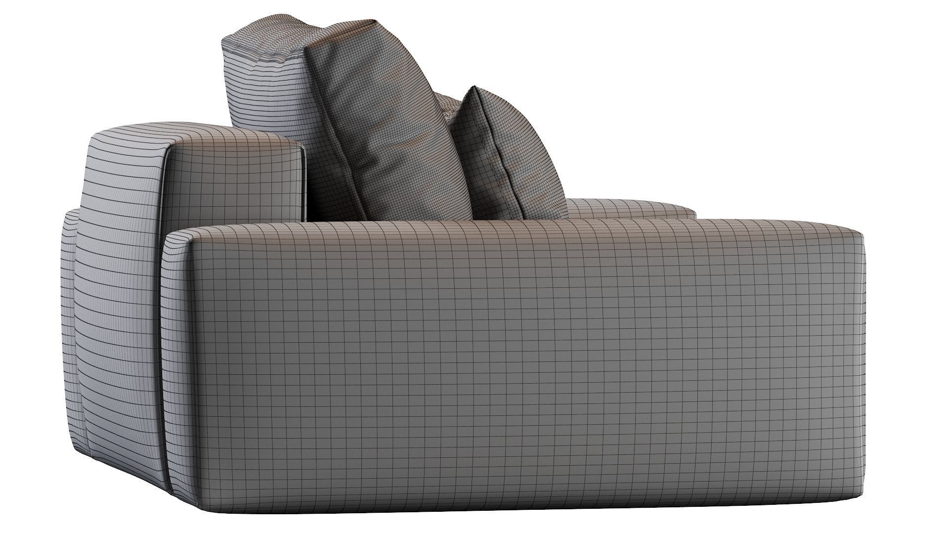 Hudson Armchair 3D model_16
