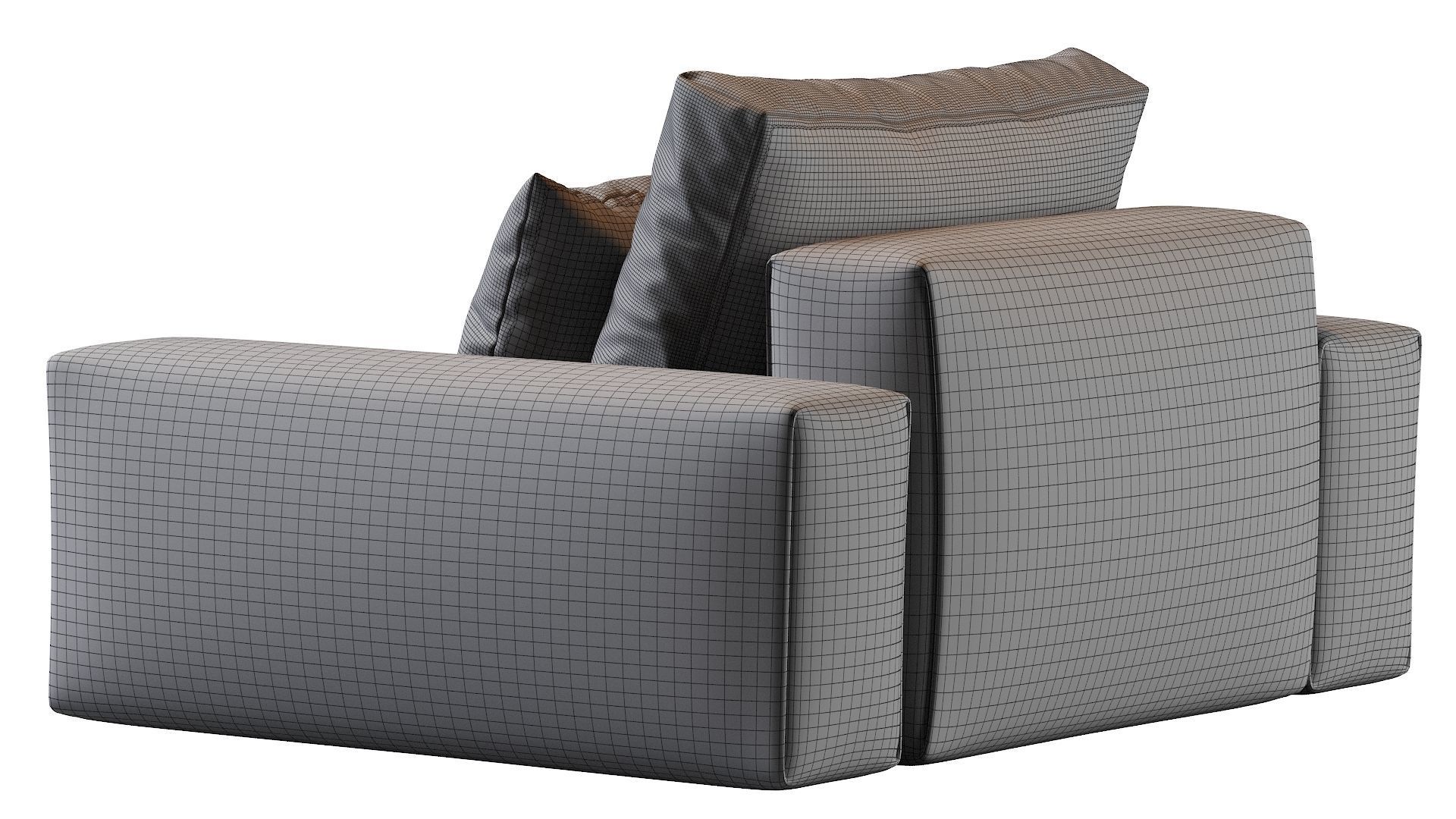 Hudson Armchair 3D model_14