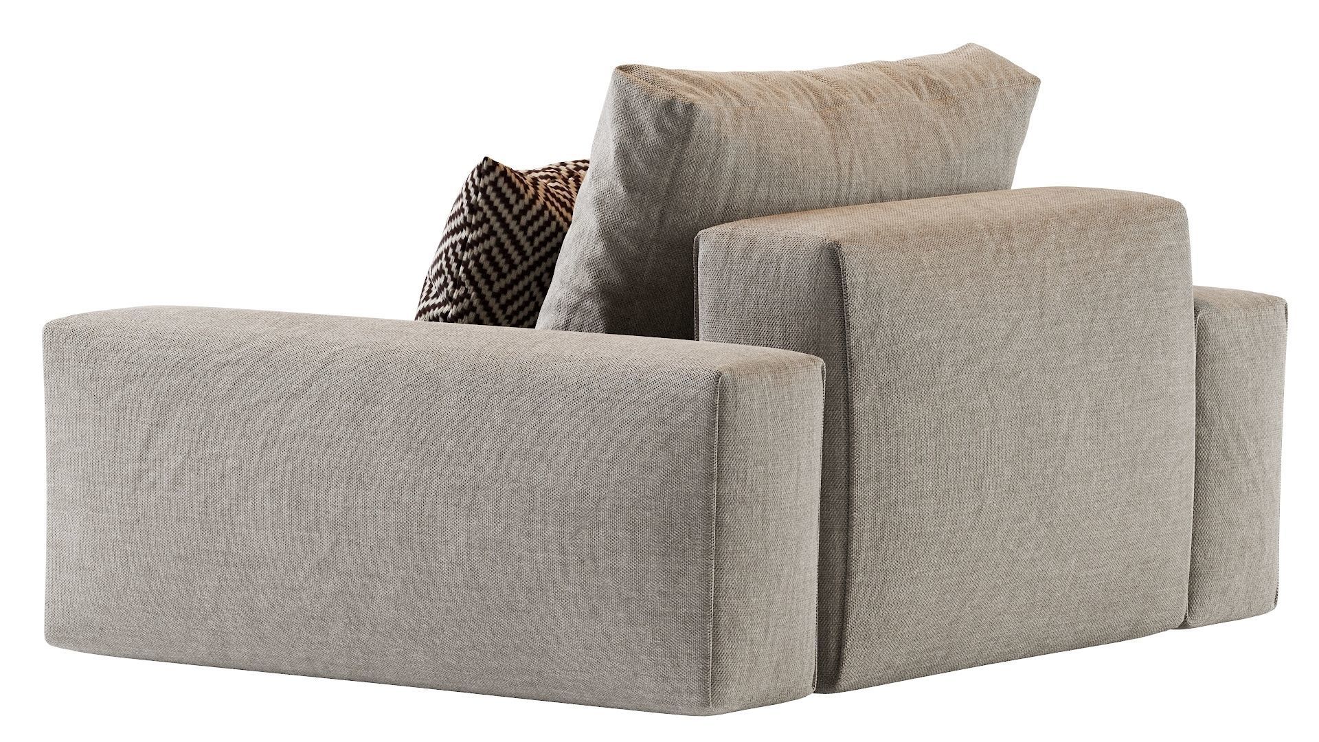 Hudson Armchair 3D model_3