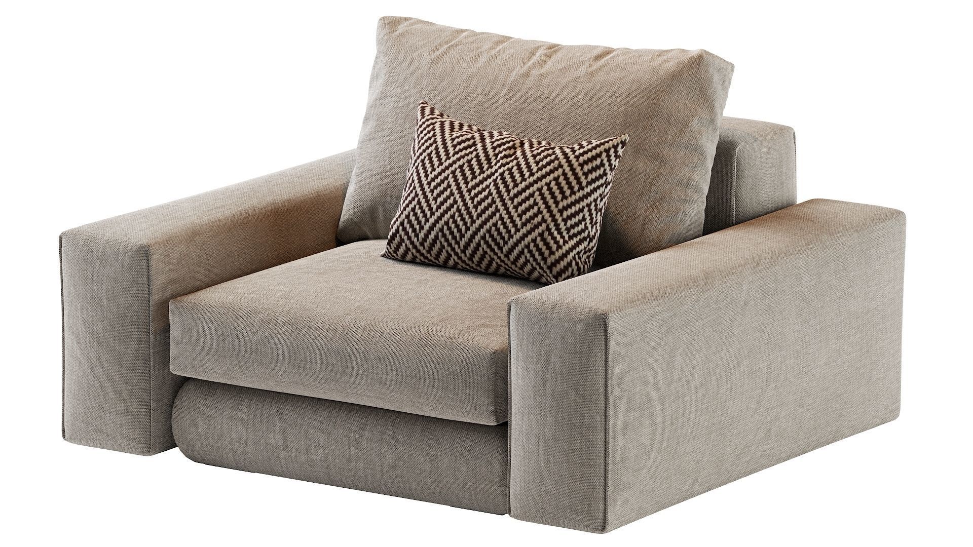 Hudson Armchair 3D model_18