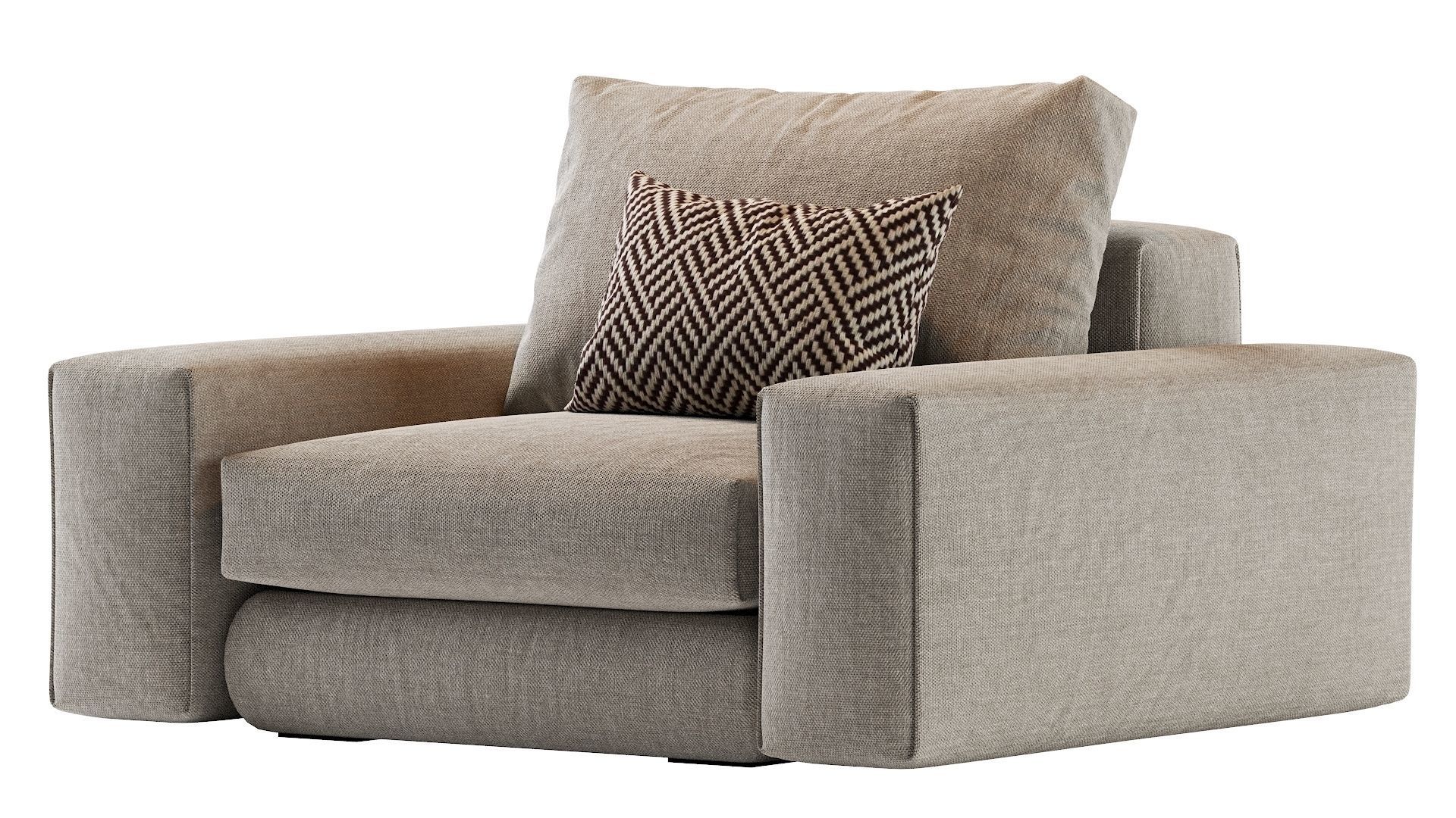 Hudson Armchair 3D model_10