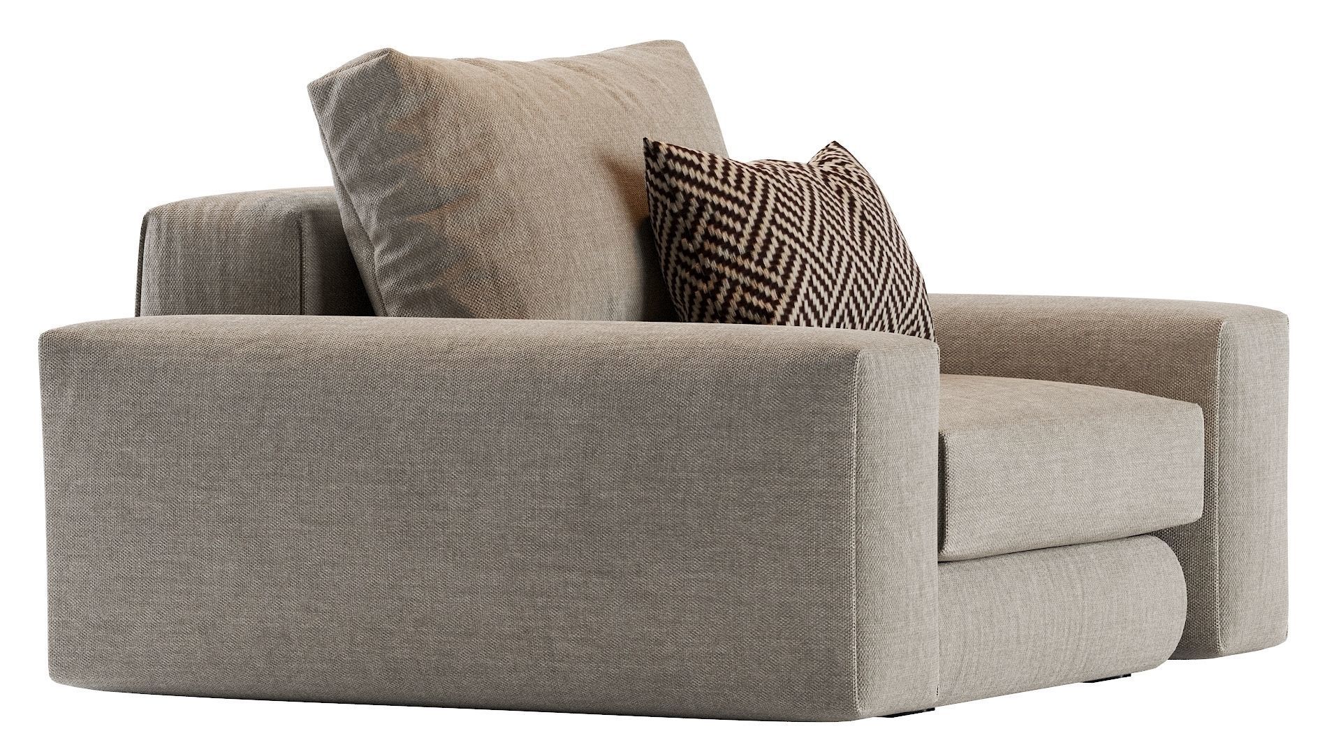 Hudson Armchair 3D model_1