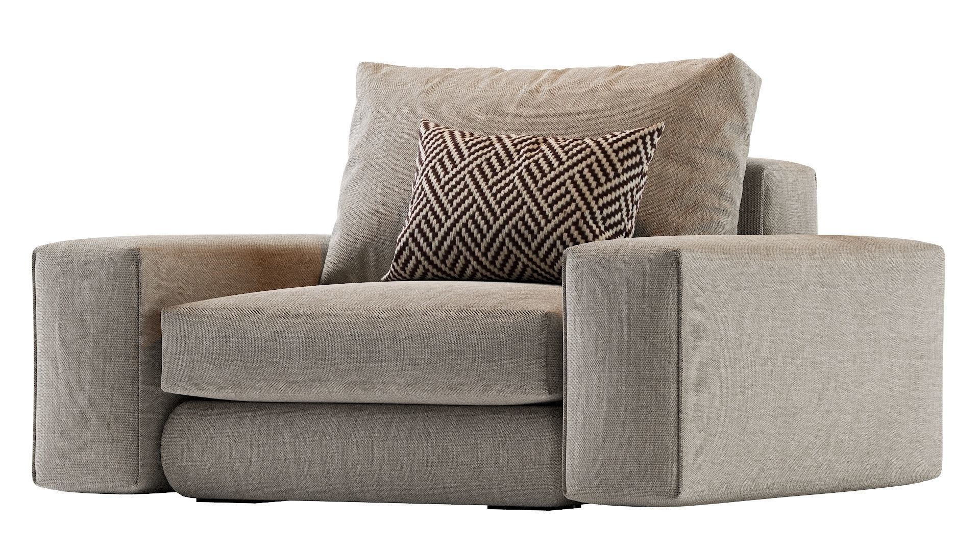 Hudson Armchair 3D model_12