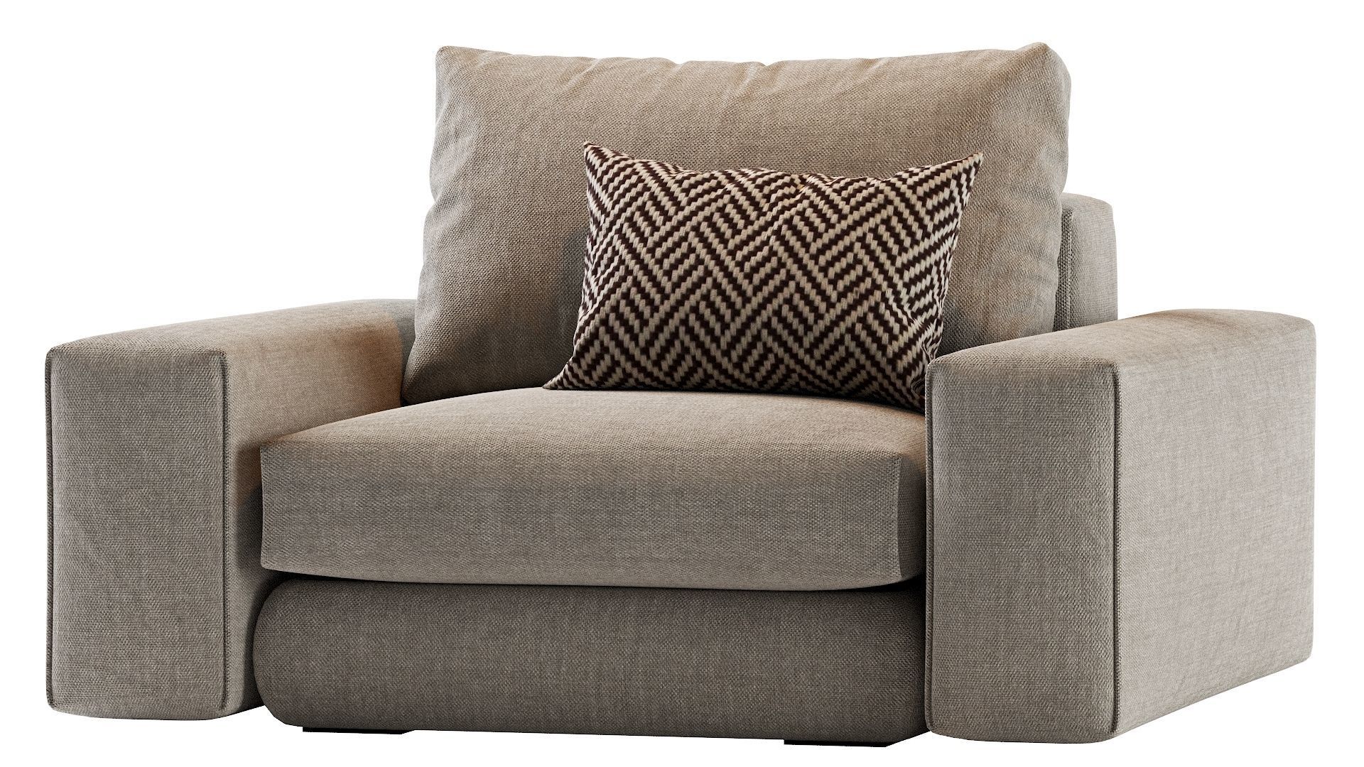 Hudson Armchair 3D model_20