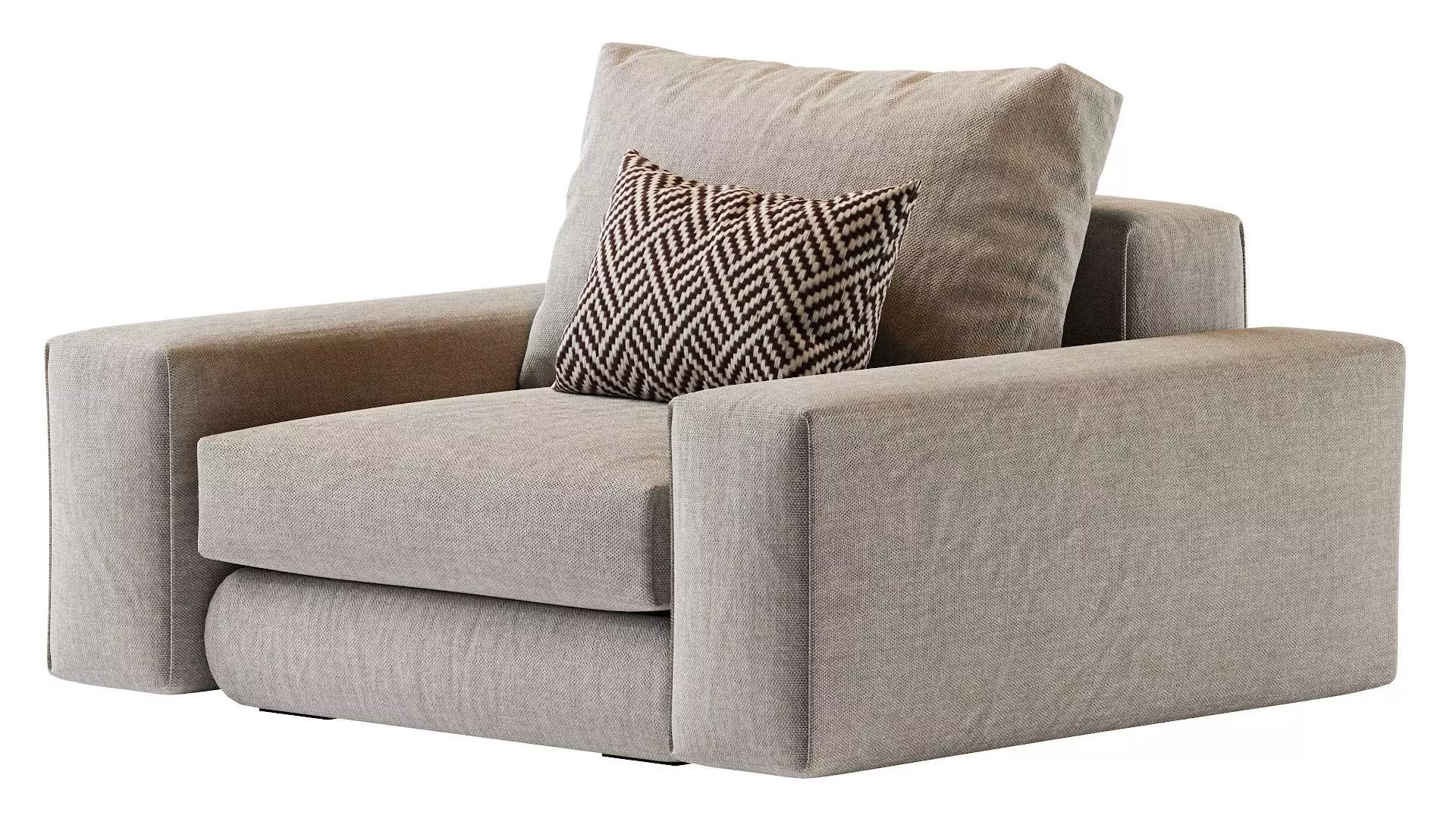 Hudson Armchair 3D model_0