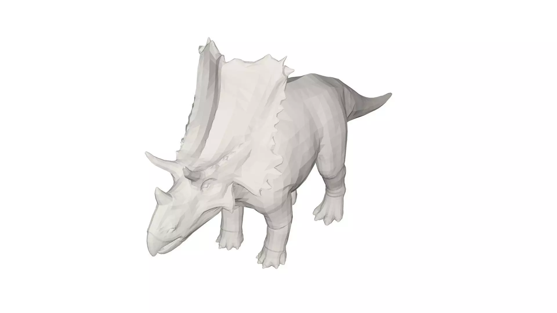 Dinosaur triceratops 3D model_0