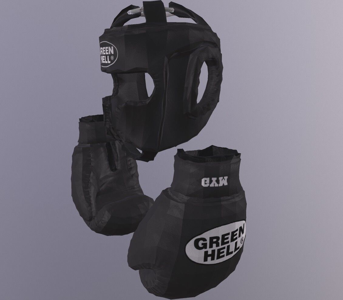 BOXING EQUIPMENT PBR Low-poly 3D model_2