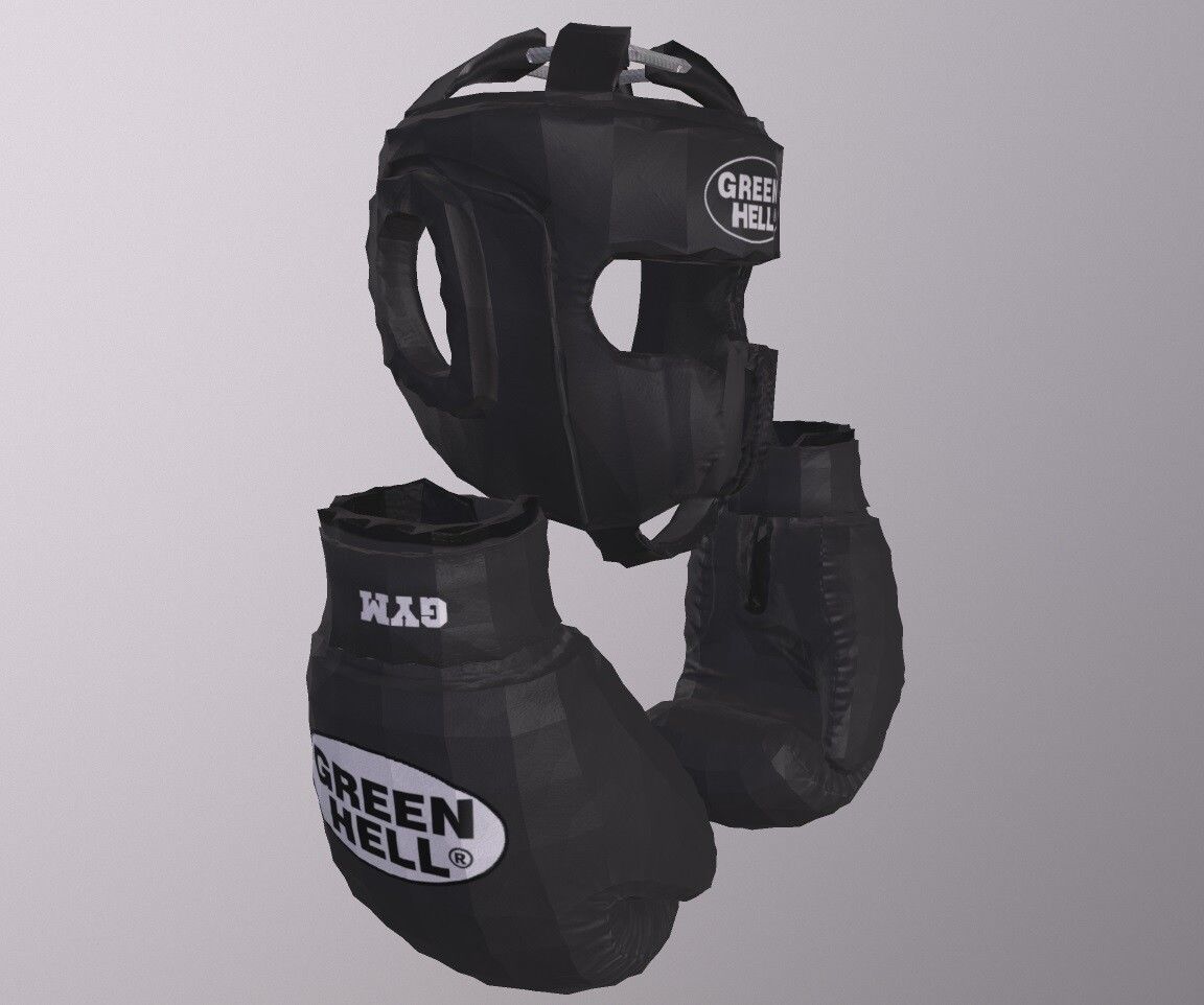 BOXING EQUIPMENT PBR Low-poly 3D model_4