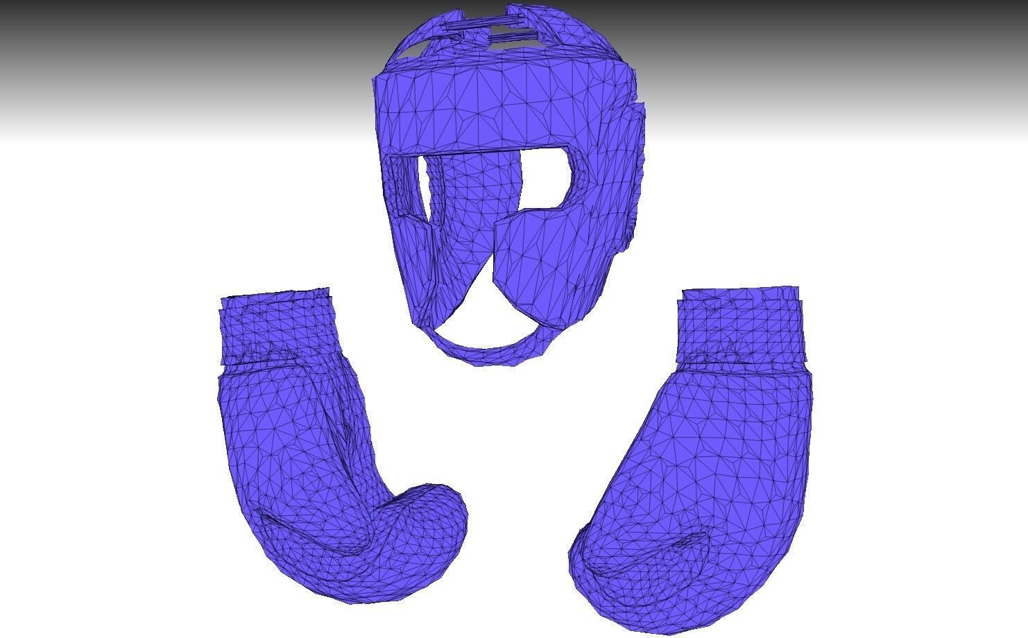 BOXING EQUIPMENT PBR Low-poly 3D model_6