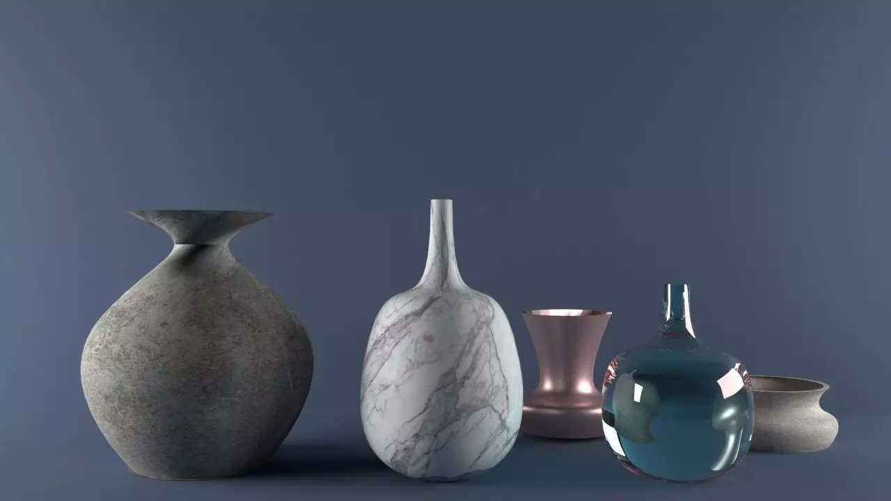 vase textured Free 3D model
