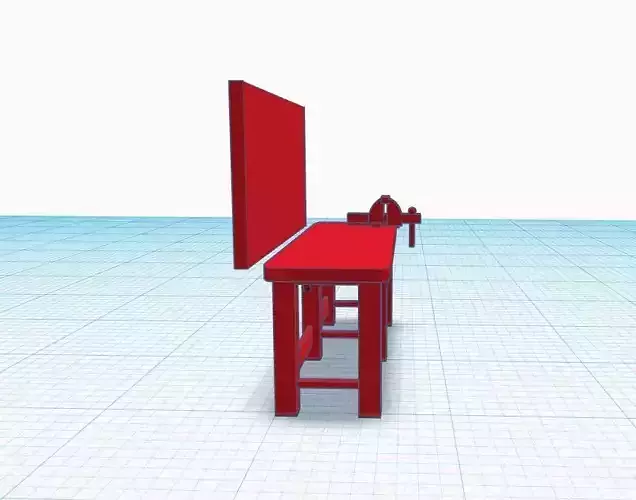 workbench h0 scale 1-87  3D print model