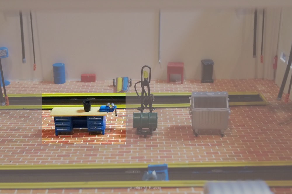 vise workbench scale h0  3D print model_1