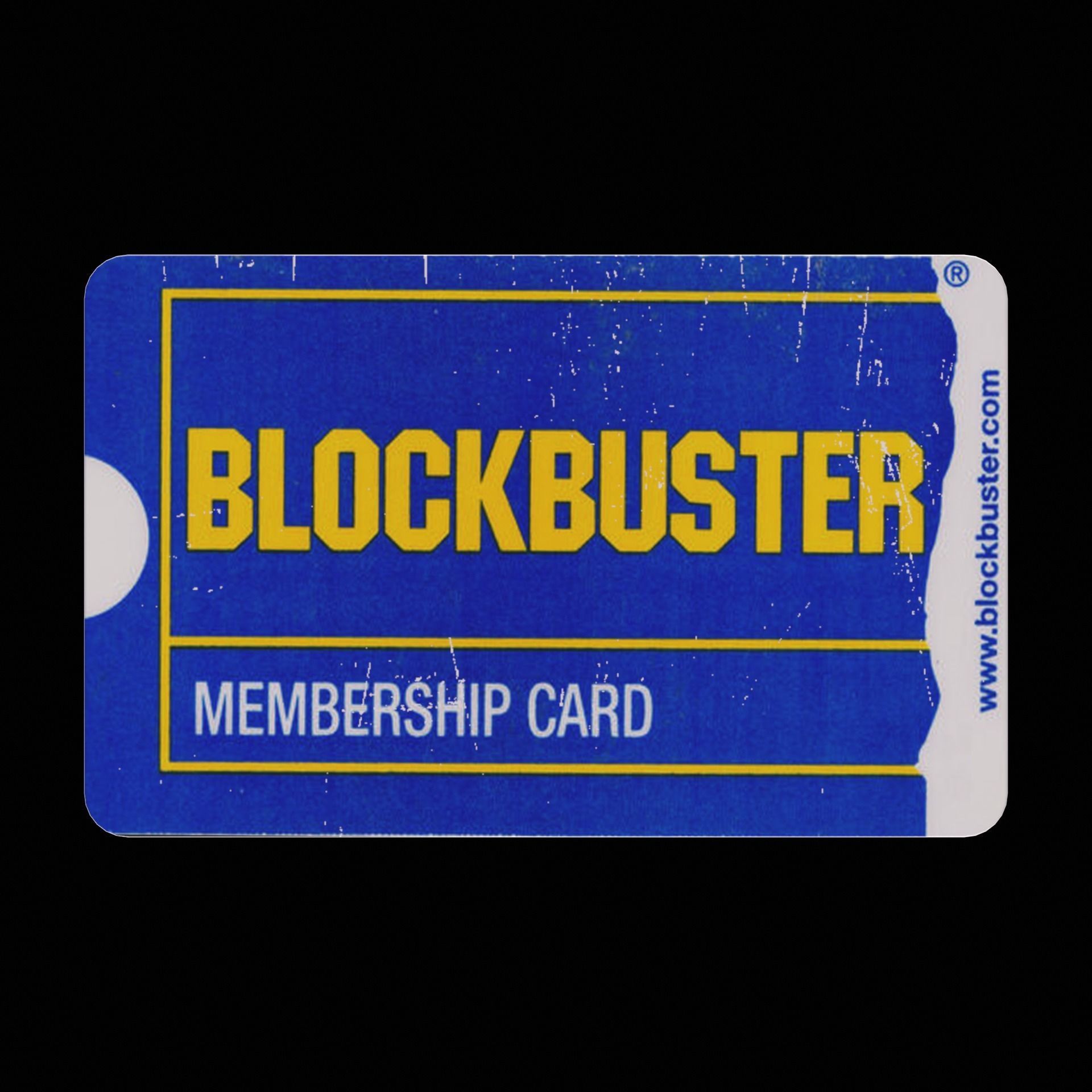 Blockbuster Card Low-poly 3D model_2