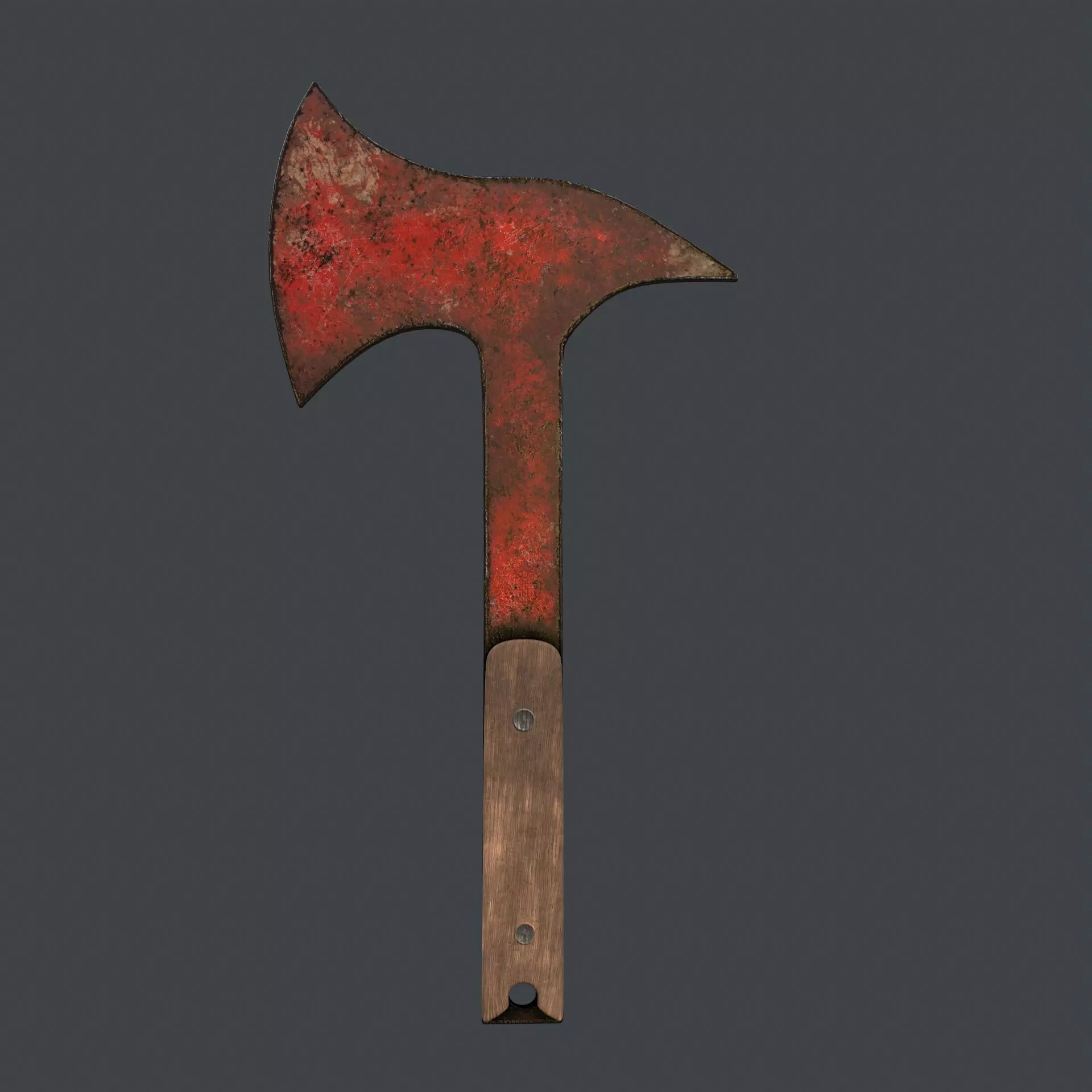 Axe Rusty Free 3D model_0