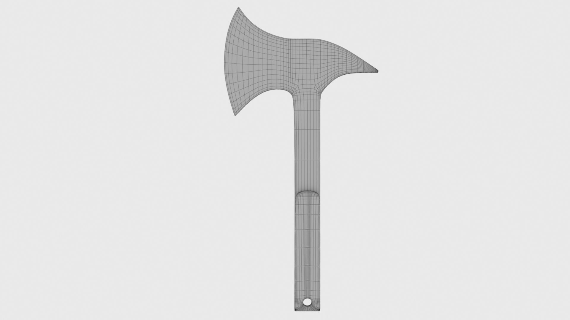 Axe Rusty Free 3D model_4