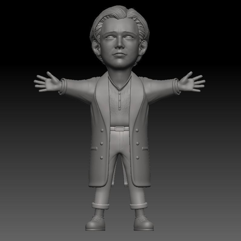 Titanic Man DiCaprio miniature 3D print model_5