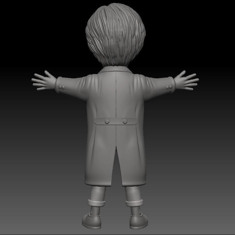 Titanic Man DiCaprio miniature 3D print model_7