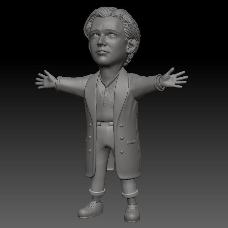 Titanic Man DiCaprio miniature 3D print model_1